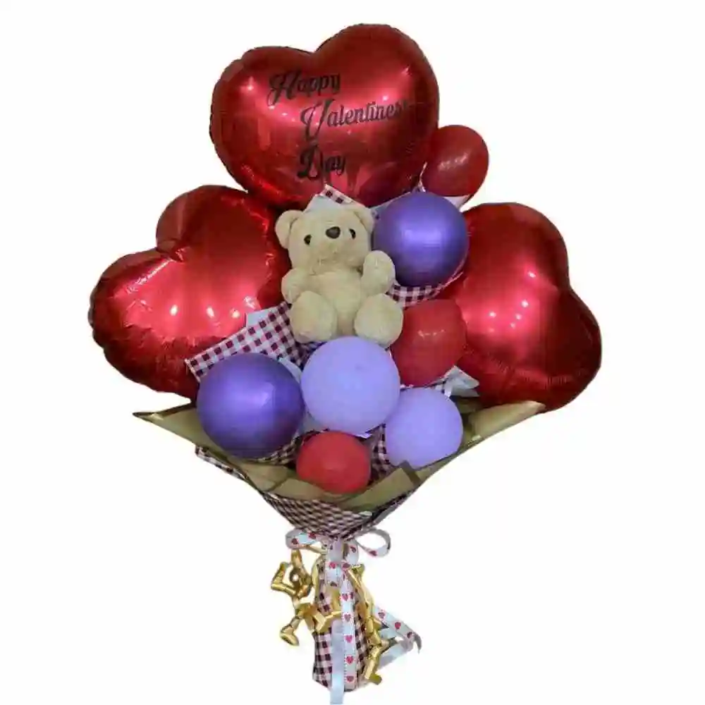 Valentine's Day Balloon Bouquet Delivery in Bangalore